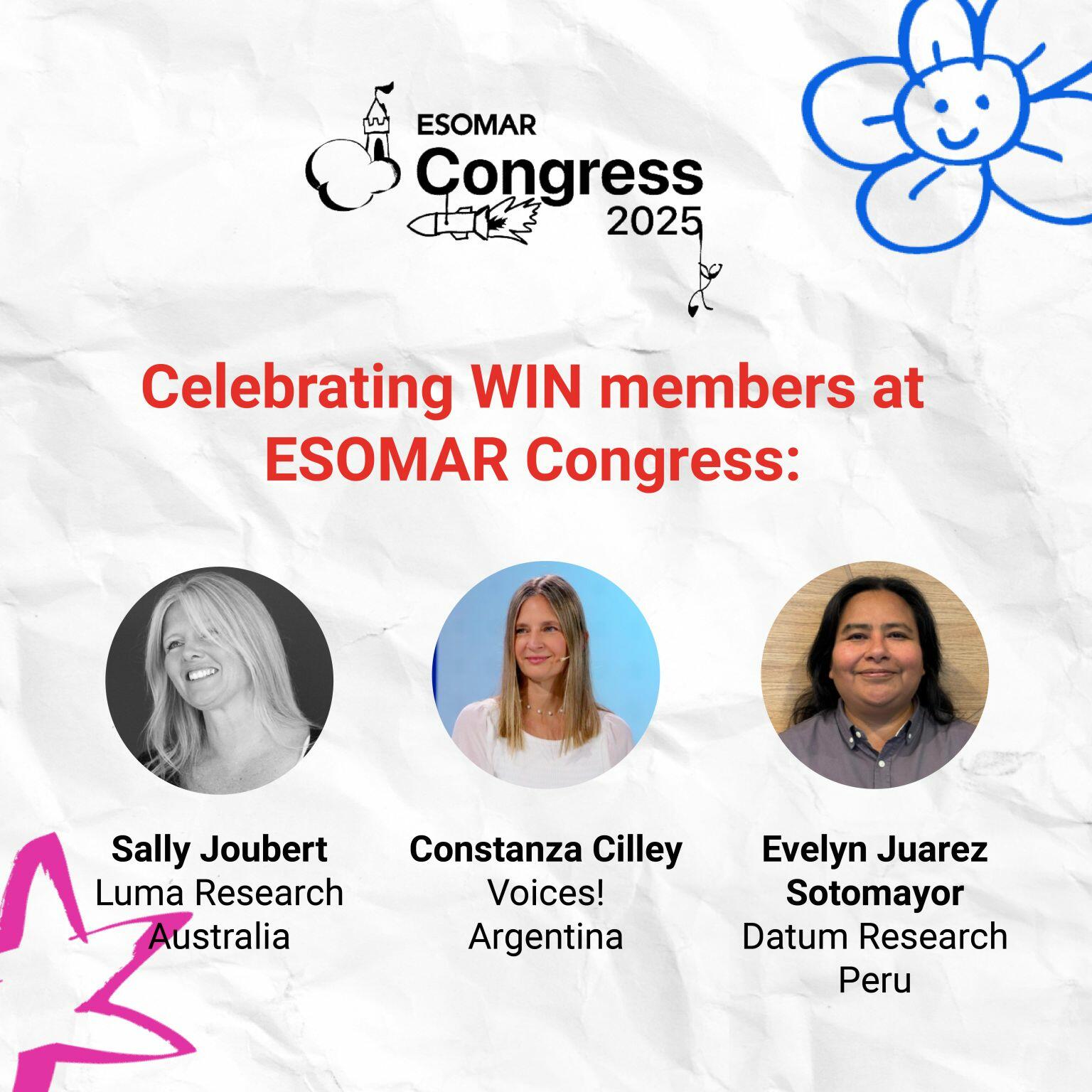 Constanza Cilley en el Congreso de ESOMAR 2025 en Praga