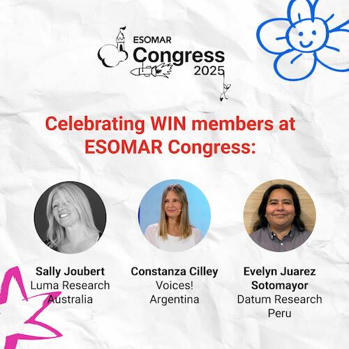 Constanza Cilley en el Congreso de ESOMAR 2025 en Praga