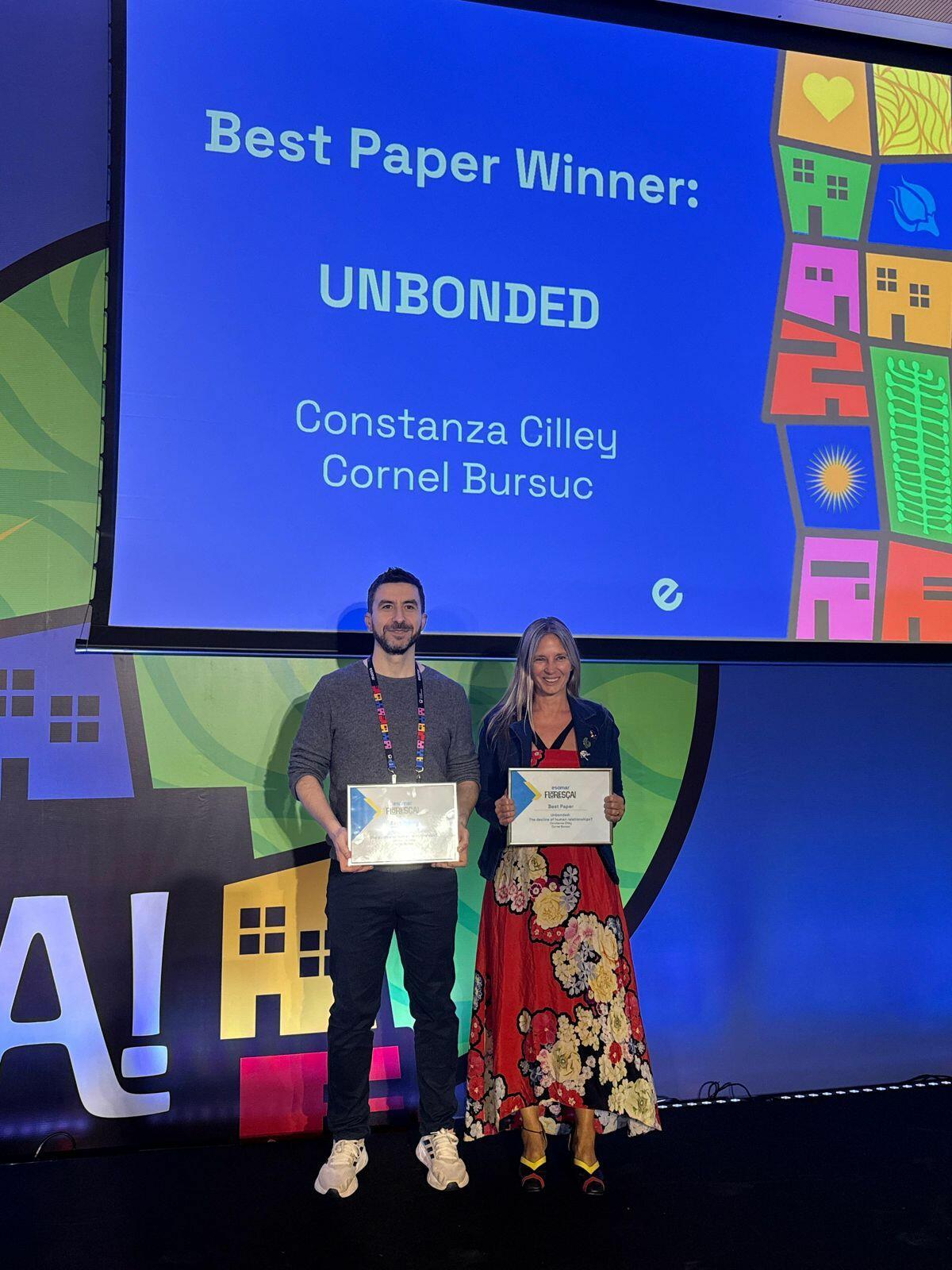 Constanza Cilley gana por segunda vez el premio al Mejor Paper en el ESOMAR Congress en Rio 
